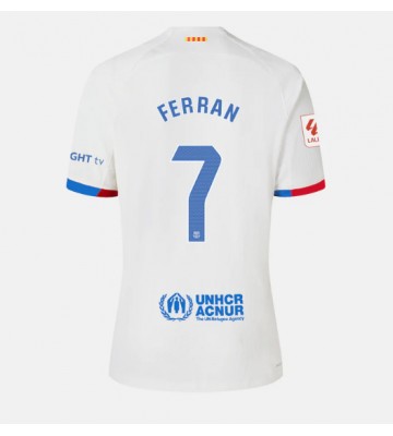 Barcelona Ferran Torres #7 Replika Udebanetrøje Dame 2023-24 Kortærmet